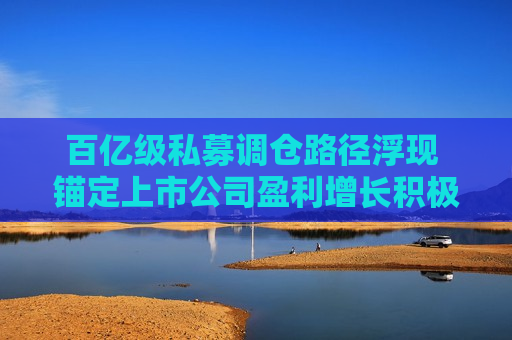百亿级私募调仓路径浮现 锚定上市公司盈利增长积极布局