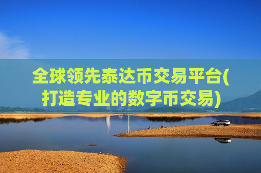 全球领先泰达币交易平台(打造专业的数字币交易)