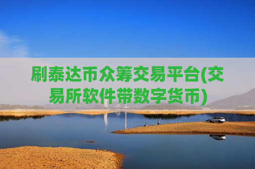 刷泰达币众筹交易平台(交易所软件带数字货币)