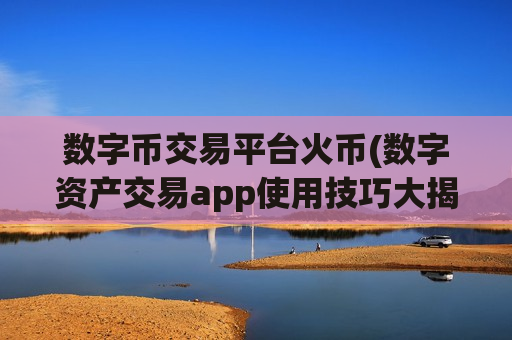 数字币交易平台火币(数字资产交易app使用技巧大揭秘)