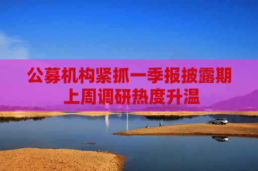 公募机构紧抓一季报披露期 上周调研热度升温