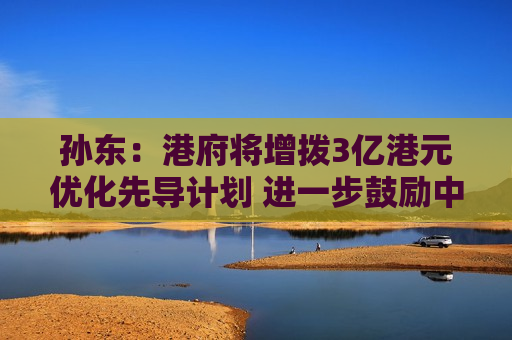 孙东：港府将增拨3亿港元优化先导计划 进一步鼓励中小企数码转型