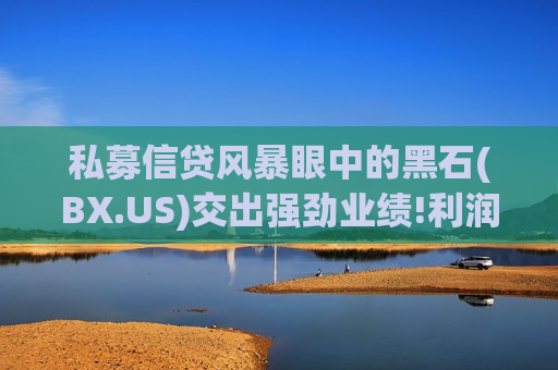 私募信贷风暴眼中的黑石(BX.US)交出强劲业绩!利润超预期增25% 高喊“史上最佳IPO年”
