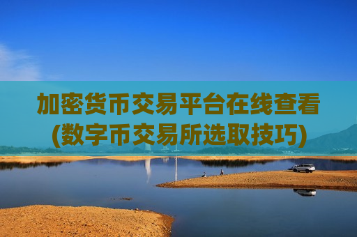 加密货币交易平台在线查看(数字币交易所选取技巧)