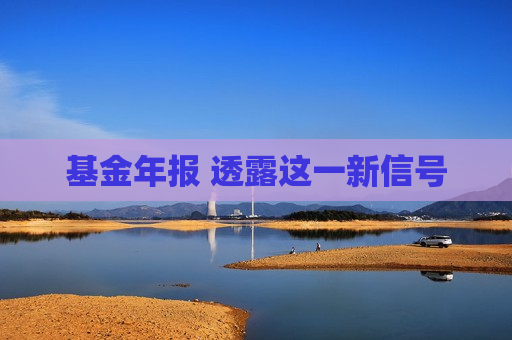 基金年报 透露这一新信号
