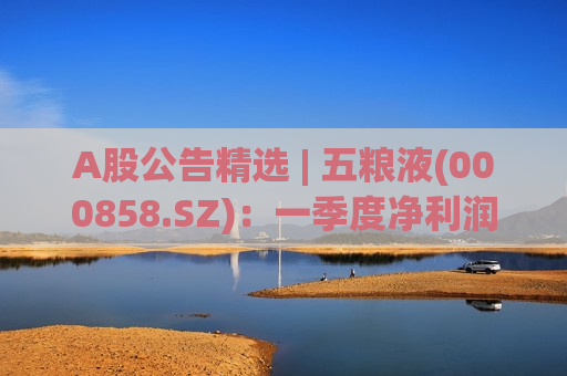 A股公告精选 | 五粮液(000858.SZ)：一季度净利润为80.63亿元 同比增长82.57%