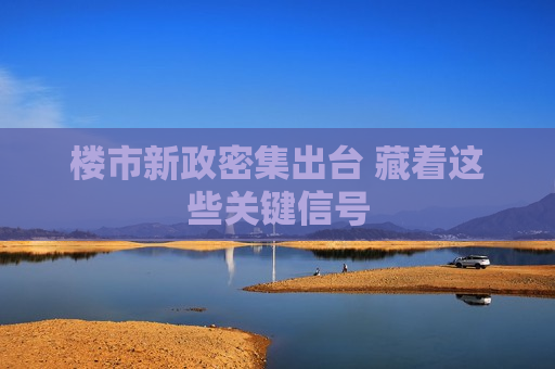 楼市新政密集出台 藏着这些关键信号