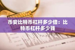 币安比特币杠杆多少倍：比特币杠杆多少钱