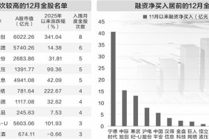 机构研判跨年行情“有戏” 197股入围券商12月金股名单