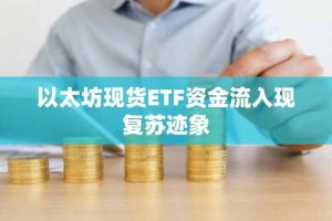 以太坊现货ETF资金流入现复苏迹象