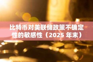 比特币对美联储政策不确定性的敏感性（2025 年末）：是迎来一波上涨行情还是长期波动？