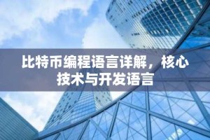 比特币编程语言详解，核心技术与开发语言