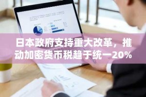 日本政府支持重大改革，推动加密货币税趋于统一20%。
