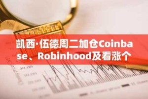 凯西·伍德周二加仓Coinbase、Robinhood及看涨个股
