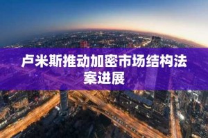 卢米斯推动加密市场结构法案进展