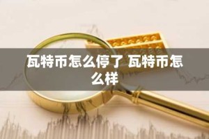 瓦特币怎么停了 瓦特币怎么样