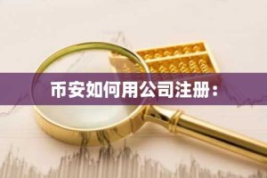 币安如何用公司注册：