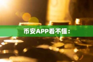 币安APP看不懂：