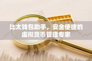 比太钱包助手，安全便捷的虚拟货币管理专家