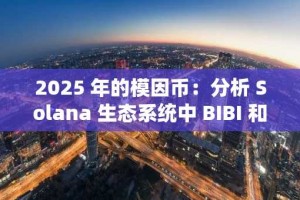 2025 年的模因币：分析 Solana 生态系统中 BIBI 和 KABUTO 的爆炸式增长