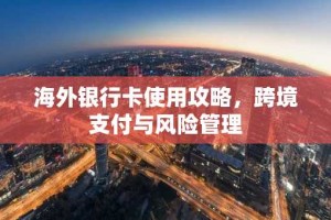 海外银行卡使用攻略，跨境支付与风险管理