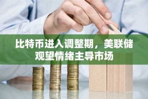 比特币进入调整期，美联储观望情绪主导市场