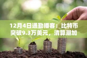 12月4日通勤播客：比特币突破9.3万美元，清算潮加剧与金融机构加速入场