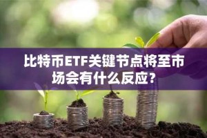 比特币ETF关键节点将至市场会有什么反应？