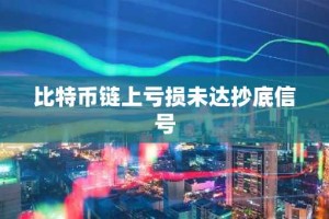 比特币链上亏损未达抄底信号