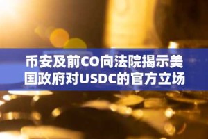 币安及前CO向法院揭示美国政府对USDC的官方立场