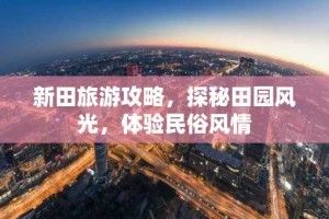 新田旅游攻略，探秘田园风光，体验民俗风情