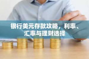 银行美元存款攻略，利率、汇率与理财选择