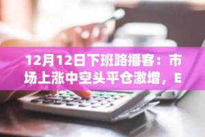 12月12日下班路播客：市场上涨中空头平仓激增，ETF资金外流与Upbit黑客风波引关注