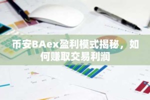 币安BAex盈利模式揭秘，如何赚取交易利润