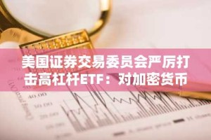 美国证券交易委员会严厉打击高杠杆ETF：对加密货币和散户投资者的影响