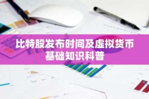 比特股发布时间及虚拟货币基础知识科普