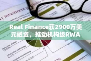 Real Finance获2900万美元融资，推动机构级RWA代币化应用