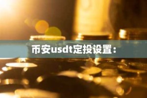 币安usdt定投设置：