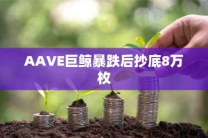AAVE巨鲸暴跌后抄底8万枚