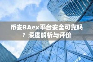 币安BAex平台安全可靠吗？深度解析与评价